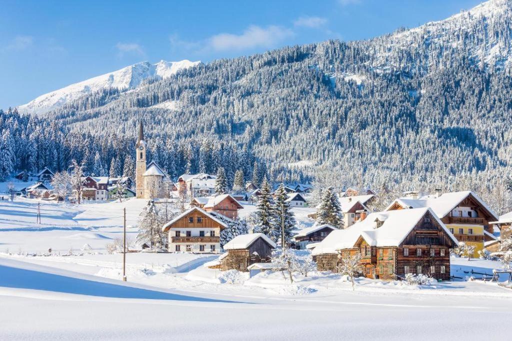 Das Almsternderl - Gemuetliche Wohnung In Gosau Exteriér fotografie
