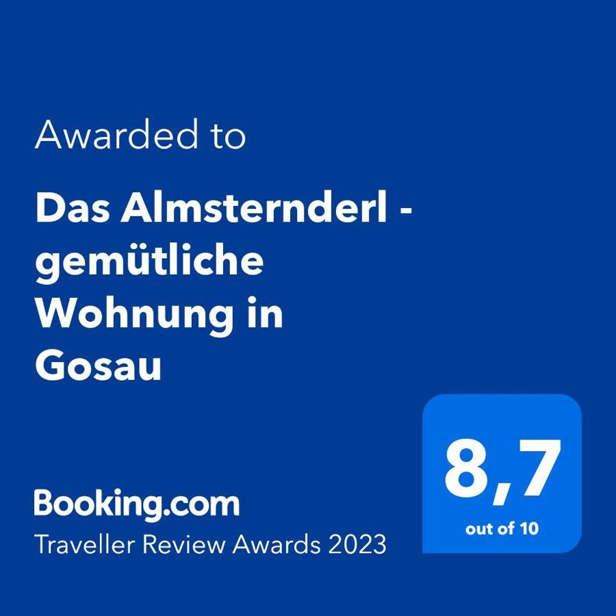 Das Almsternderl - Gemuetliche Wohnung In Gosau Exteriér fotografie
